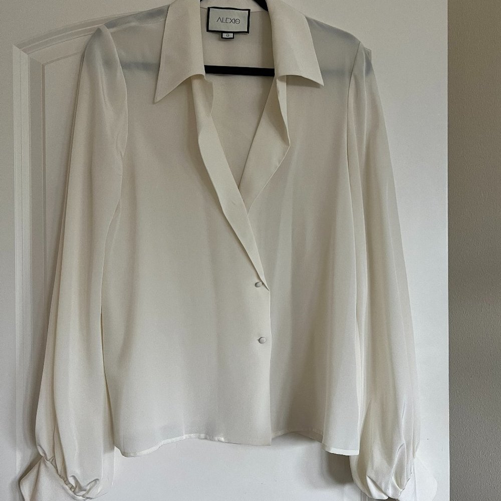 Alexis Cream Silk Womens Top